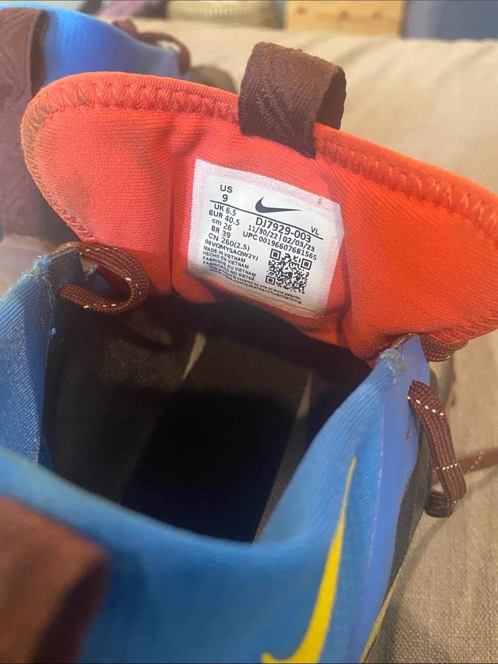 Nike React Pegasus Trail Shoe (women’s 9) - Picture 9 of 10
